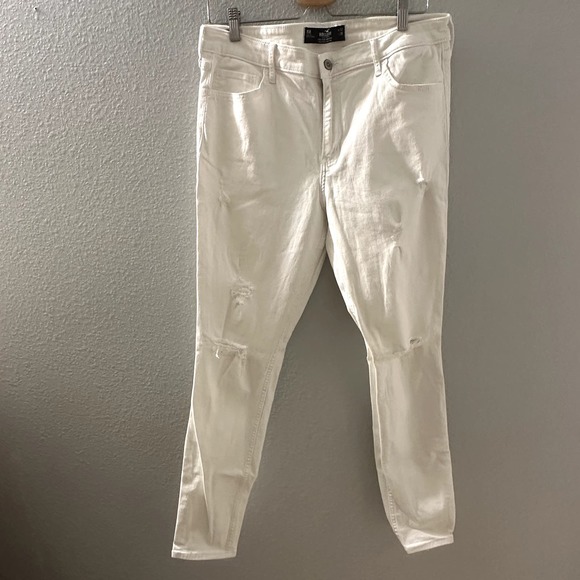 Hollister Women's Classic Stretch High Rise Super Skinny Jeans Size 15R/W32 L30 - Picture 11 of 12